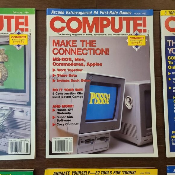 Compute! Computer Magazine 1989 Full Year January to December - Picture 4 of 10